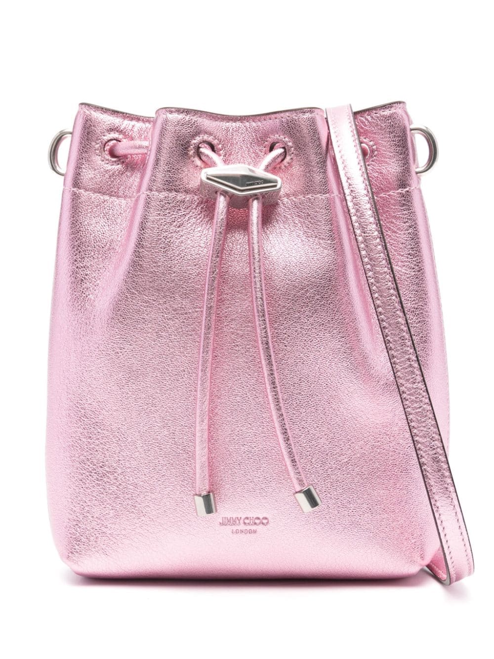 Jimmy Choo Shoulder Bucket Bag Pink