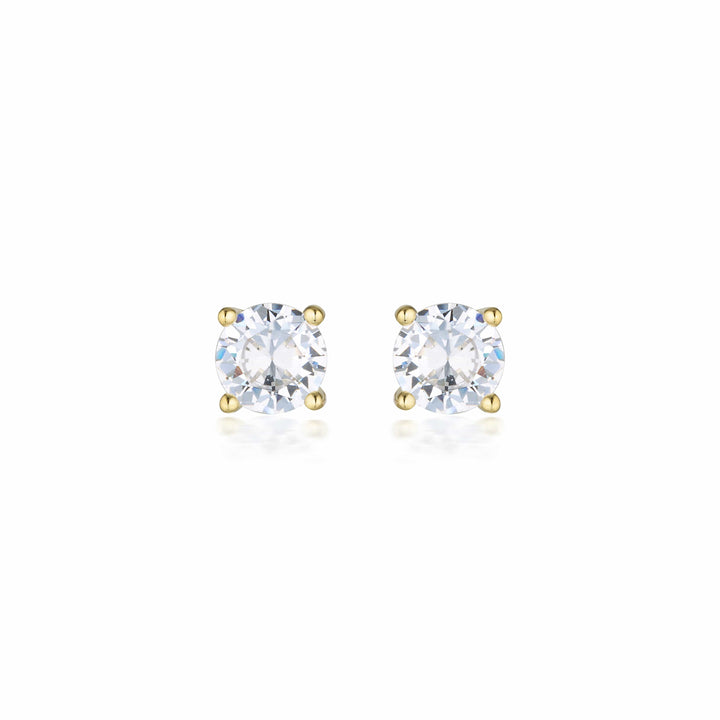 Georgini Earrings Georgini Gold Moissanite Studs 1tcw In 9ct Yellow Gold Georgini Gold Moissanite Studs 1tcw In 9ct Yellow Gold Brand