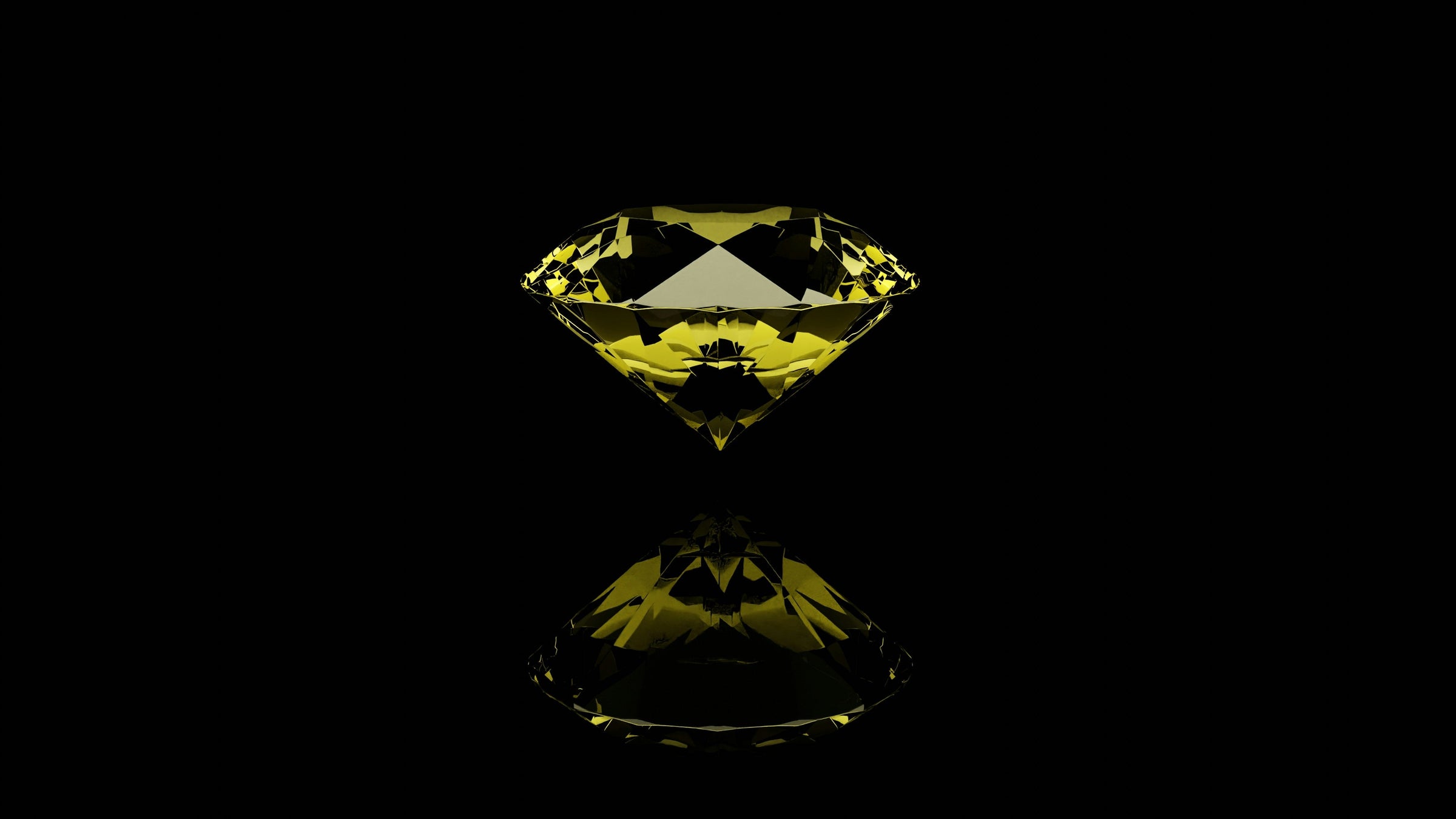 Yellow Diamond Pendants