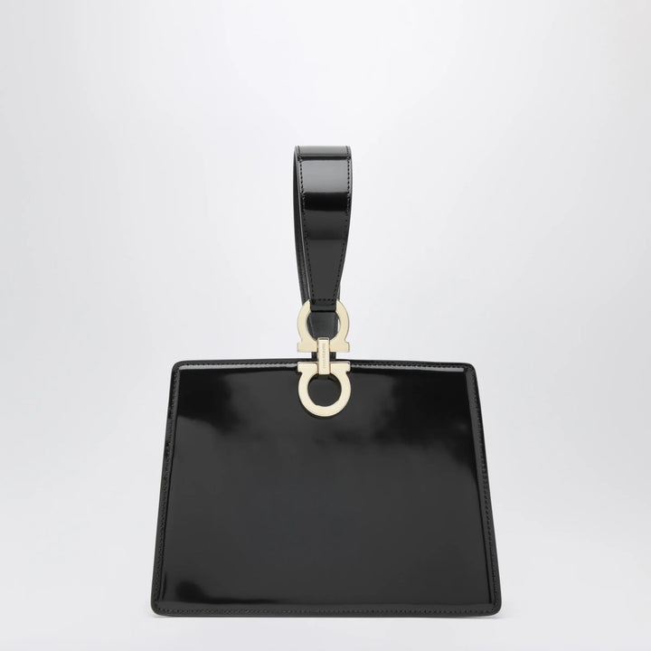 Ferragamo - Black double Gancini mini clutch Brand Apparel &amp; Accessories TU