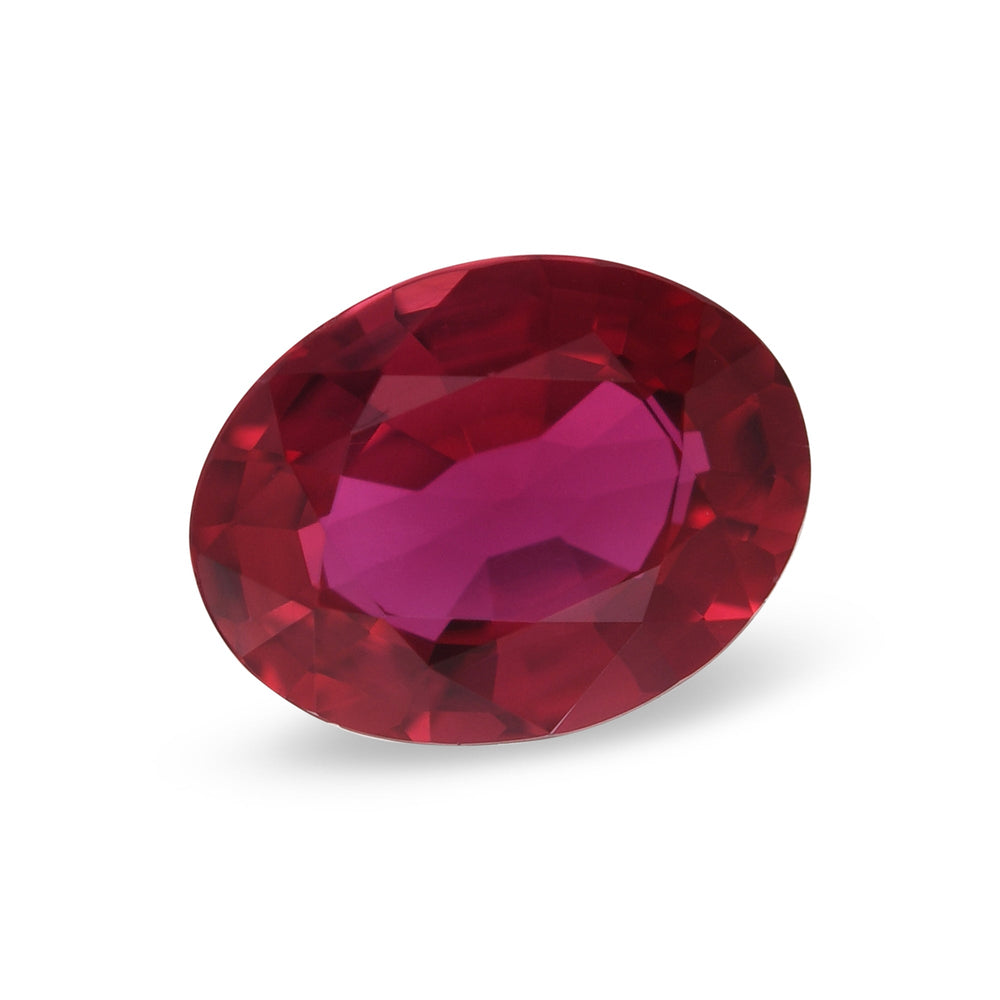 1.21 Carat Red MOZAMBIQUE Oval Ruby CD