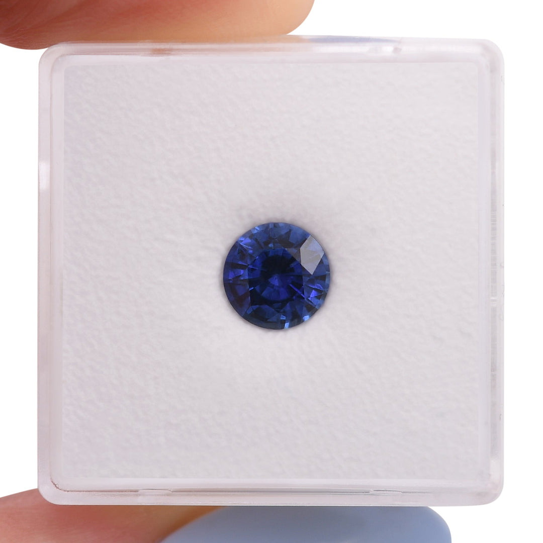 1.29 Carat Blue SRI LANKAN Round Sapphire