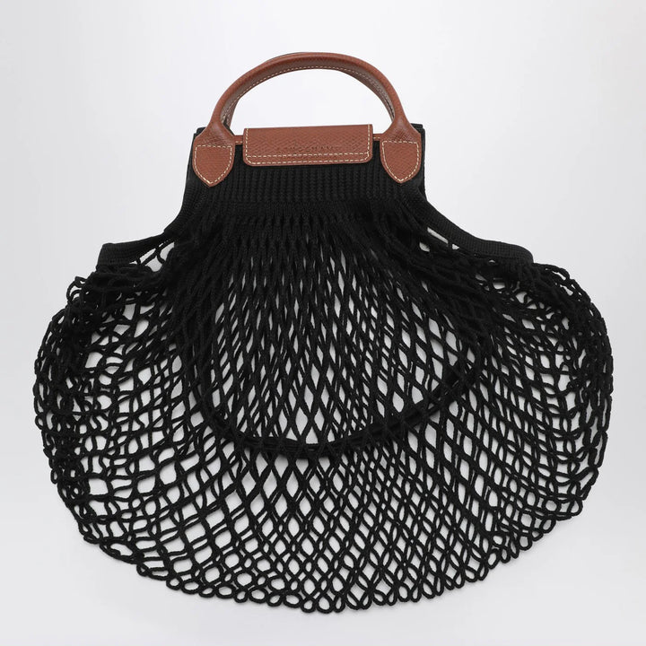 Longchamp - Black La Pliage Filet small