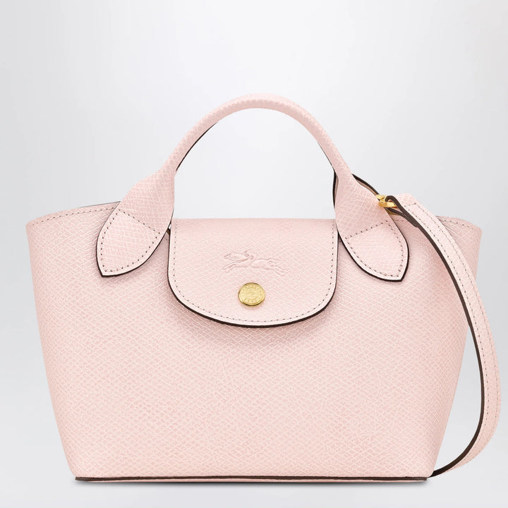 Longchamp - XS Épure shopping bag in bullet rose leather