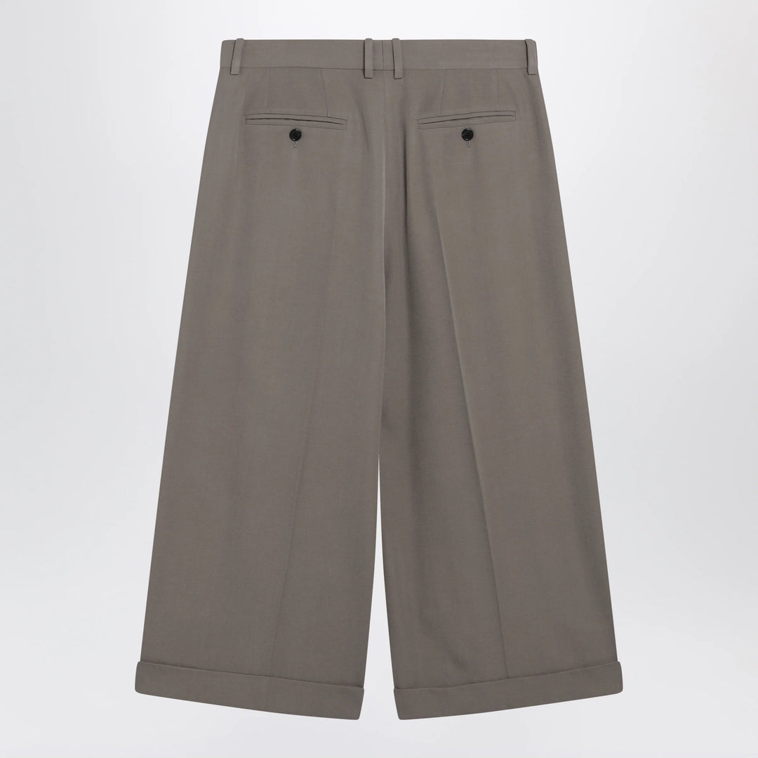 The Row - Dust cropped wool trousers