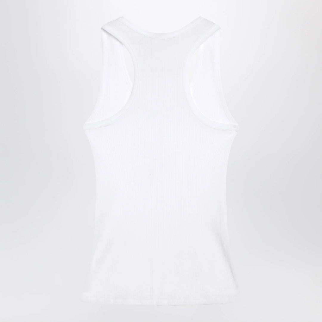 The Row - Cendrea ribbed cotton jersey tank top in white