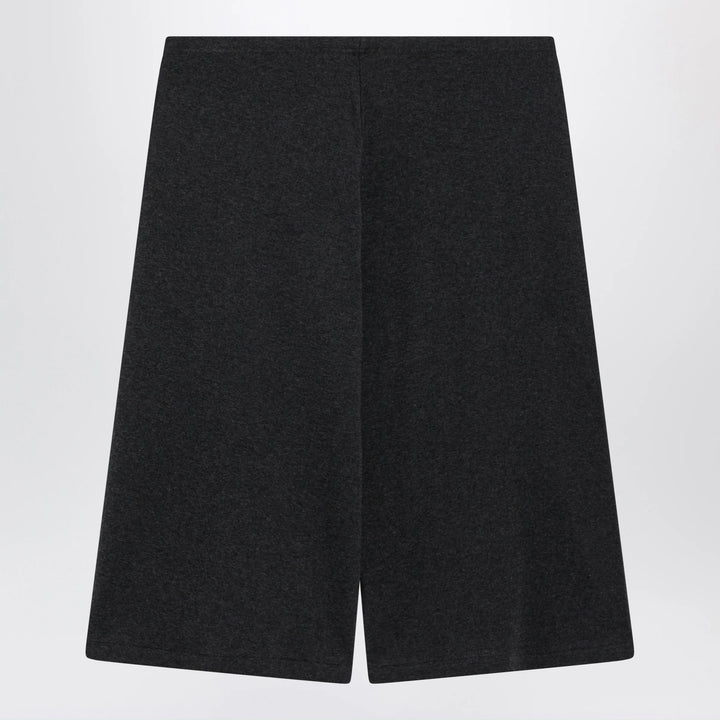 The Row - Dusk ribbed cotton jersey shorts in charcoal