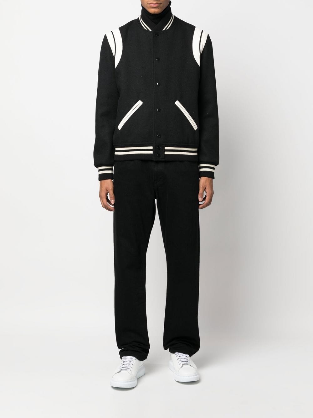 Jackets 48 Saint Laurent Coats Black Brand