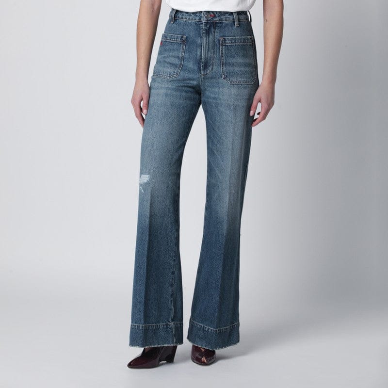 Pants Victoria Beckham - New Alina jeans in worn blue wash - 28 Brand