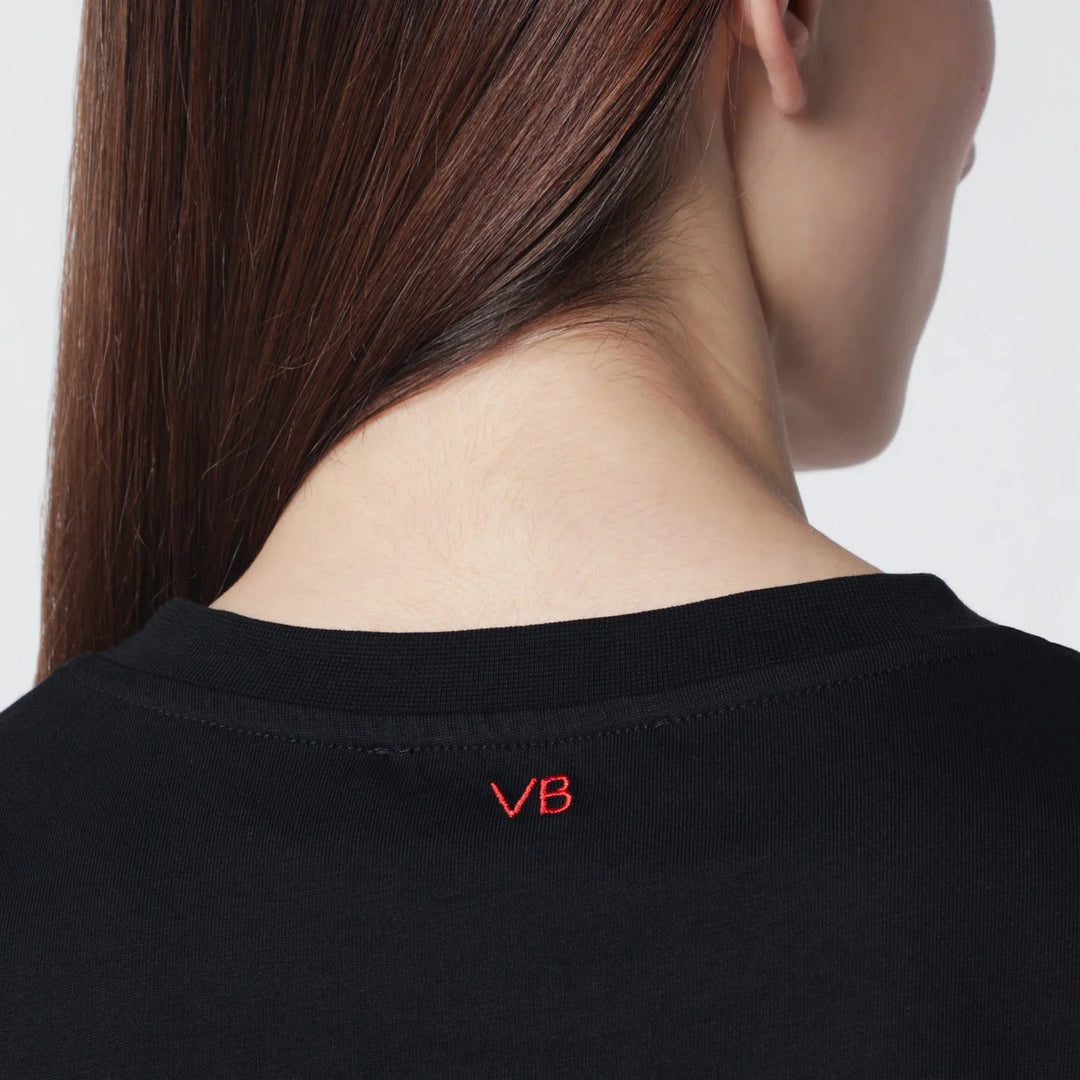 Victoria Beckham - Black cotton “Who the F*** is Victoria Beckham” T-shirt