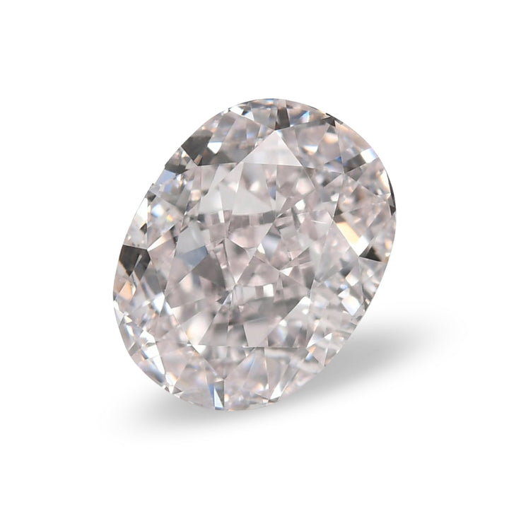 0.57 Carat Very Light Pink Oval Diamond IF GIA