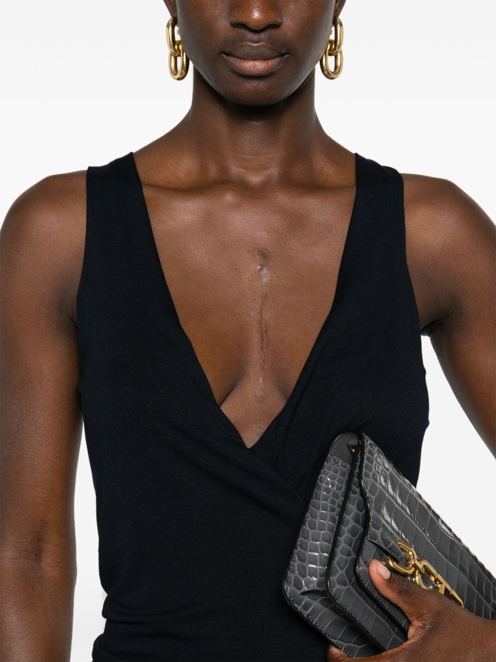 Dresses 36 Saint Laurent Black Ruched Mini Dress Brand