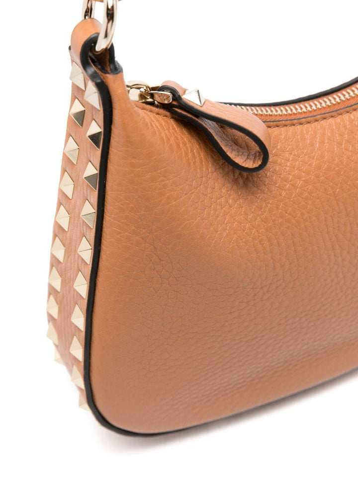 Shoulder UNI Valentino Garavani Rockstud Hobo In Pomegranate Calfskin Brand