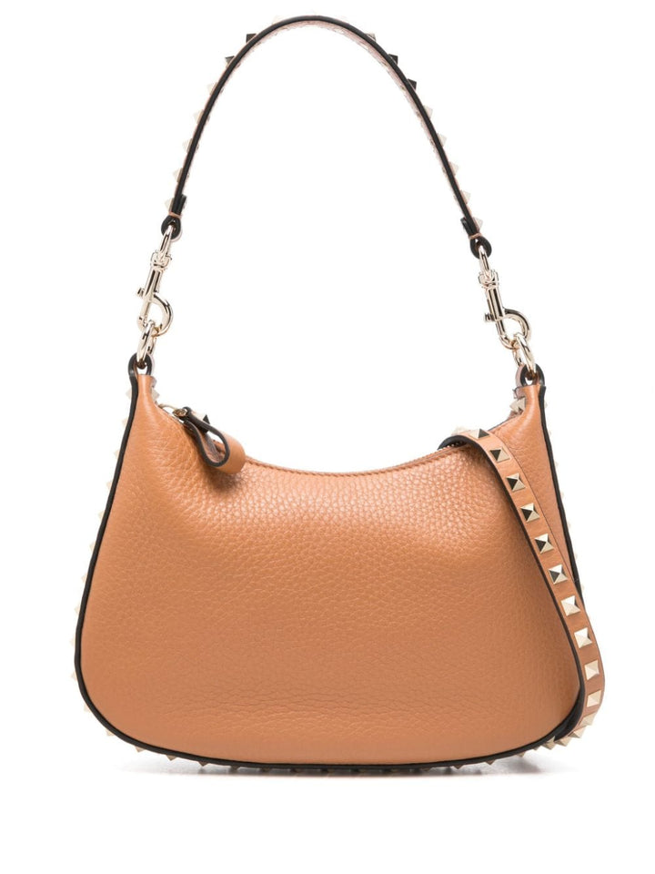 Shoulder UNI Valentino Garavani Rockstud Hobo In Pomegranate Calfskin Brand
