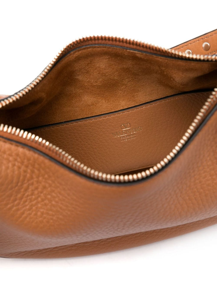 Shoulder UNI Valentino Garavani Rockstud Hobo In Pomegranate Calfskin Brand