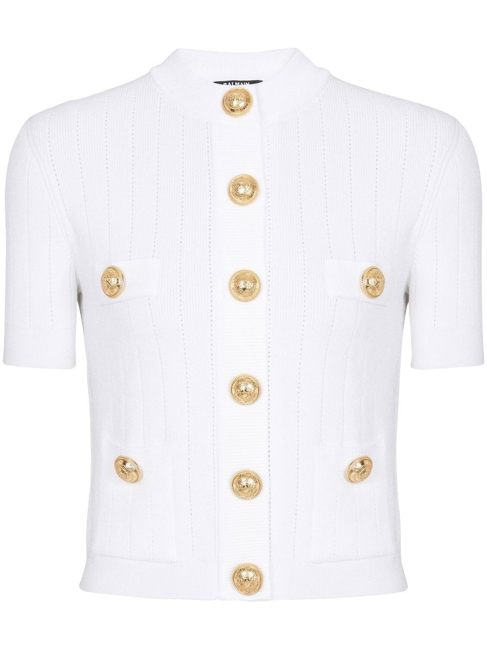 Balmain Knit Button Sweater