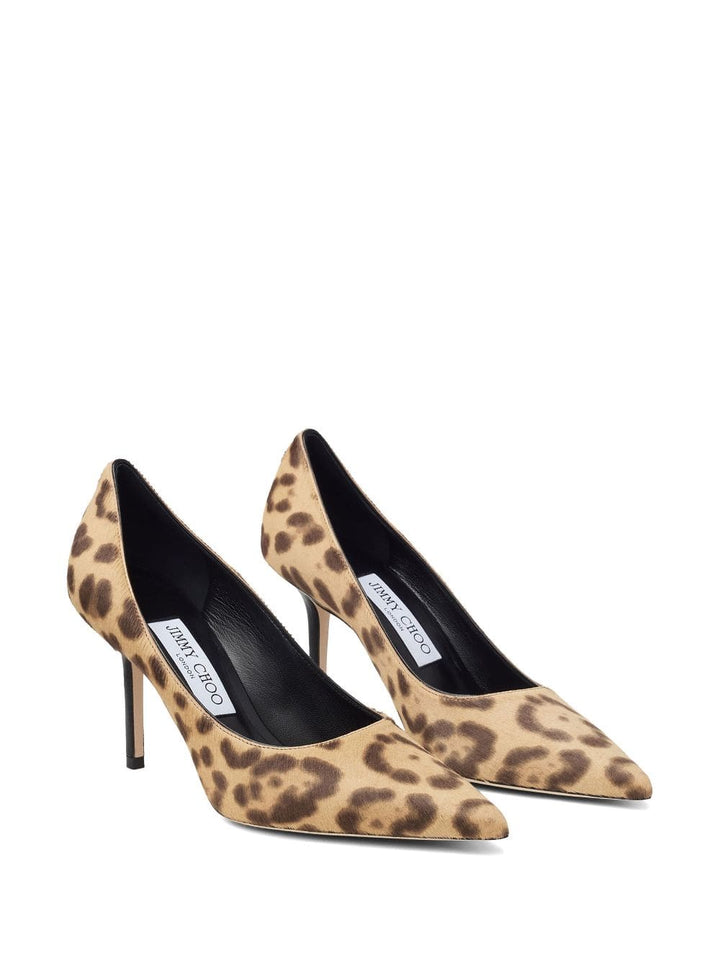 High Heel Jimmy Choo With Heel Brown Brand