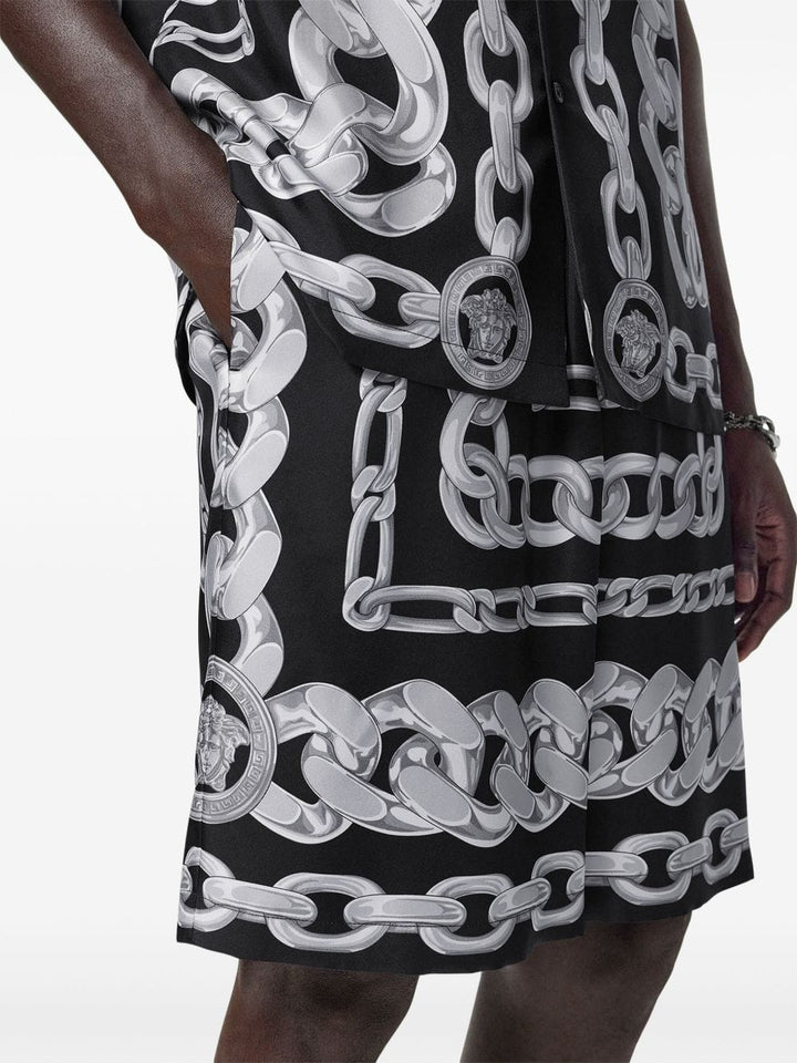 Short trousers Versace Shorts Black Brand