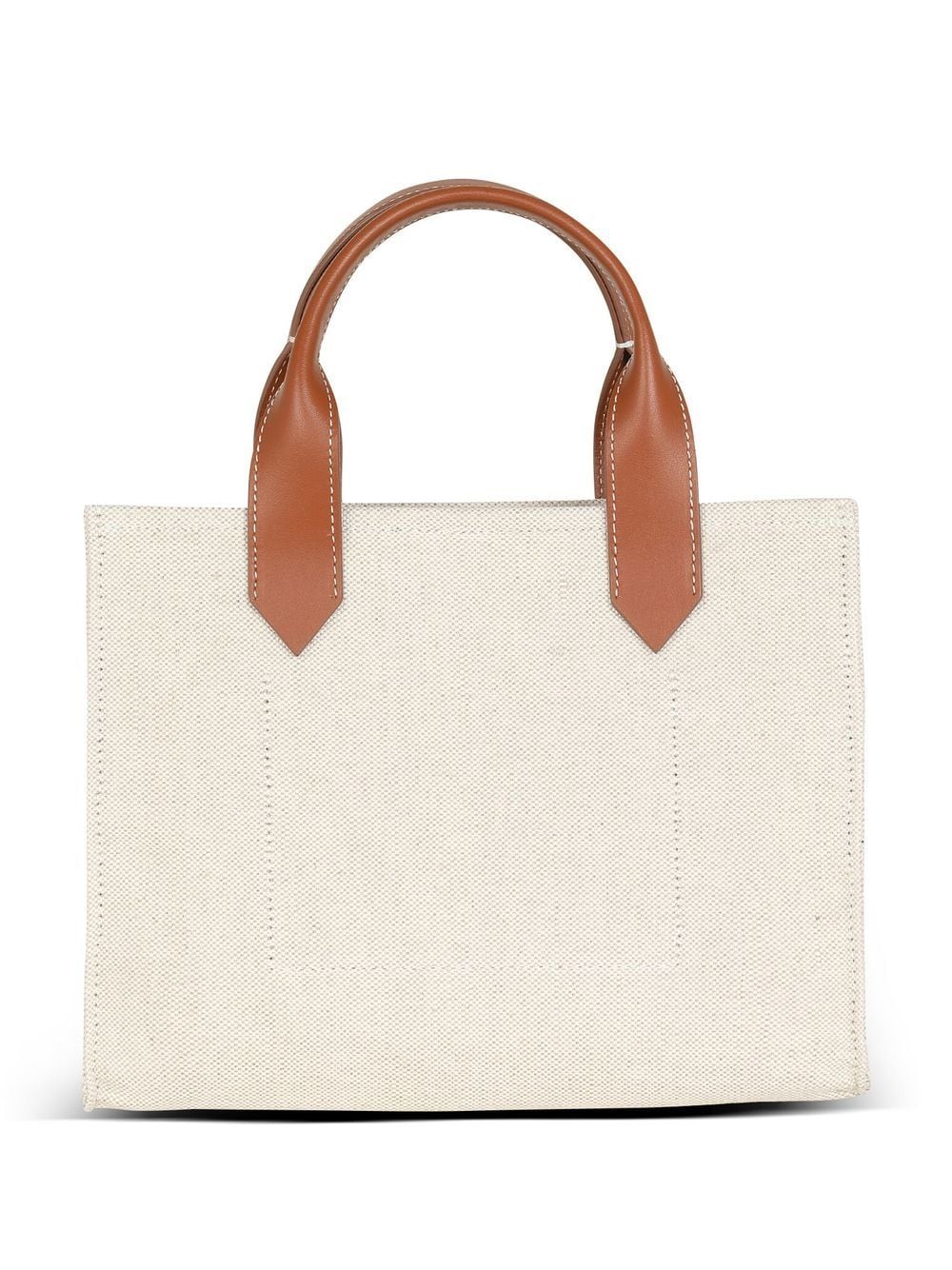 Shopper UNI Balmain Bag Leather Brown Brand