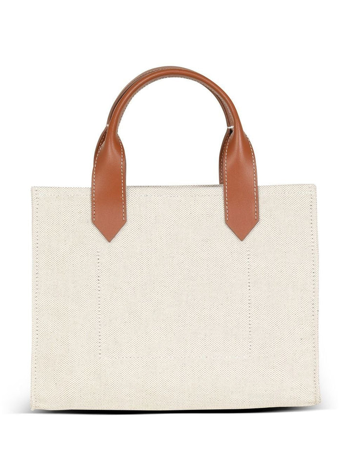 Shopper UNI Balmain Bag Leather Brown Brand