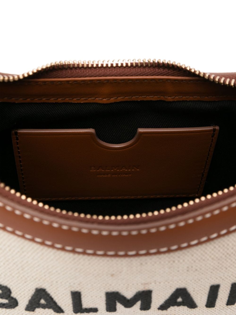 Shoulder UNI Balmain Bag Leather Brown Brand