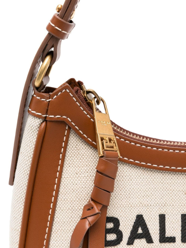 Shoulder UNI Balmain Bag Leather Brown Brand
