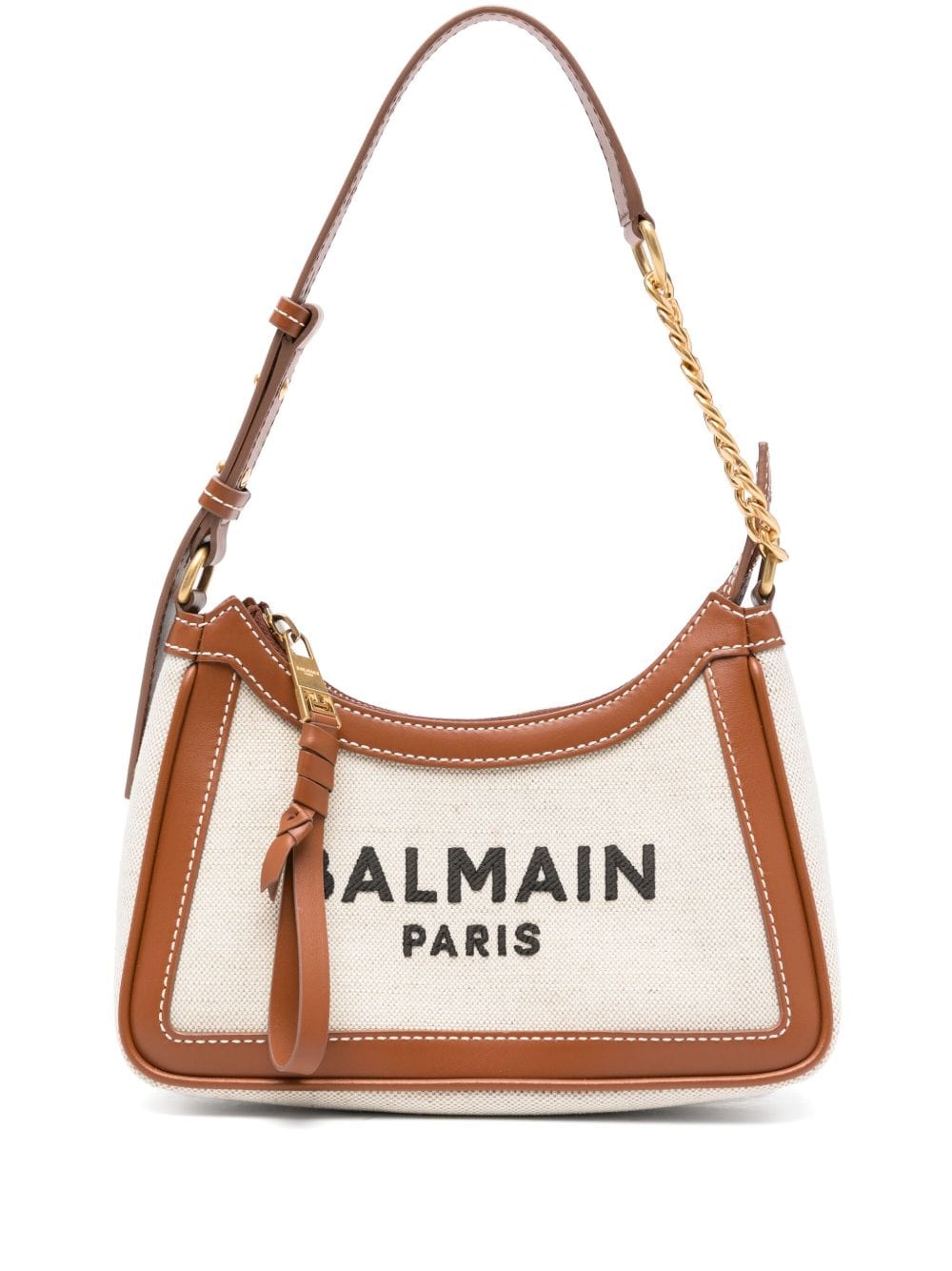 Shoulder UNI Balmain Bag Leather Brown Brand