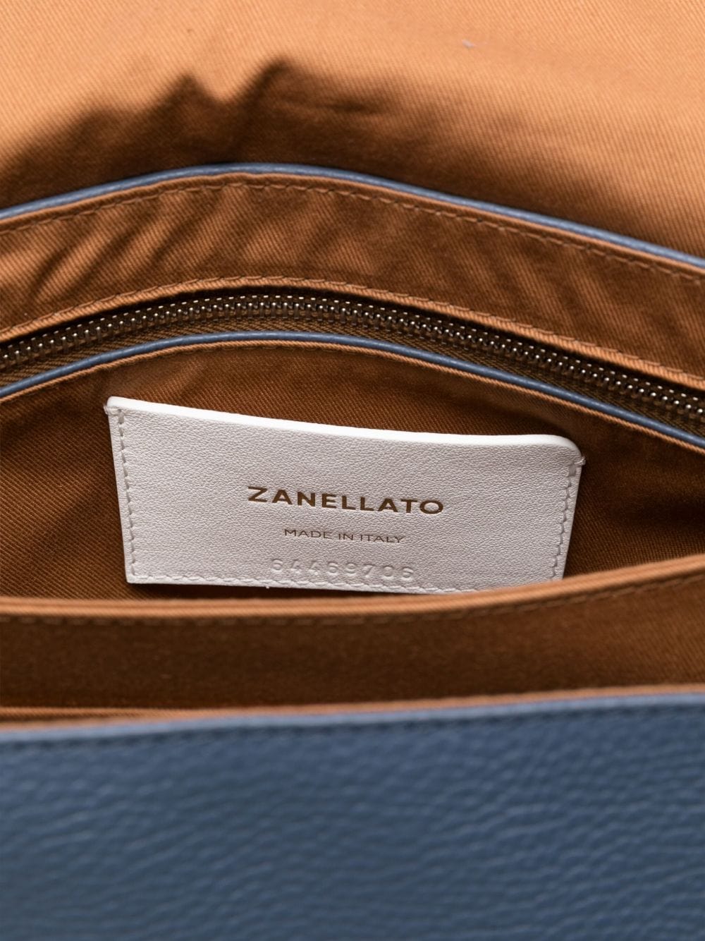 Handbag UNI Zanellato Bags.. Blue Brand