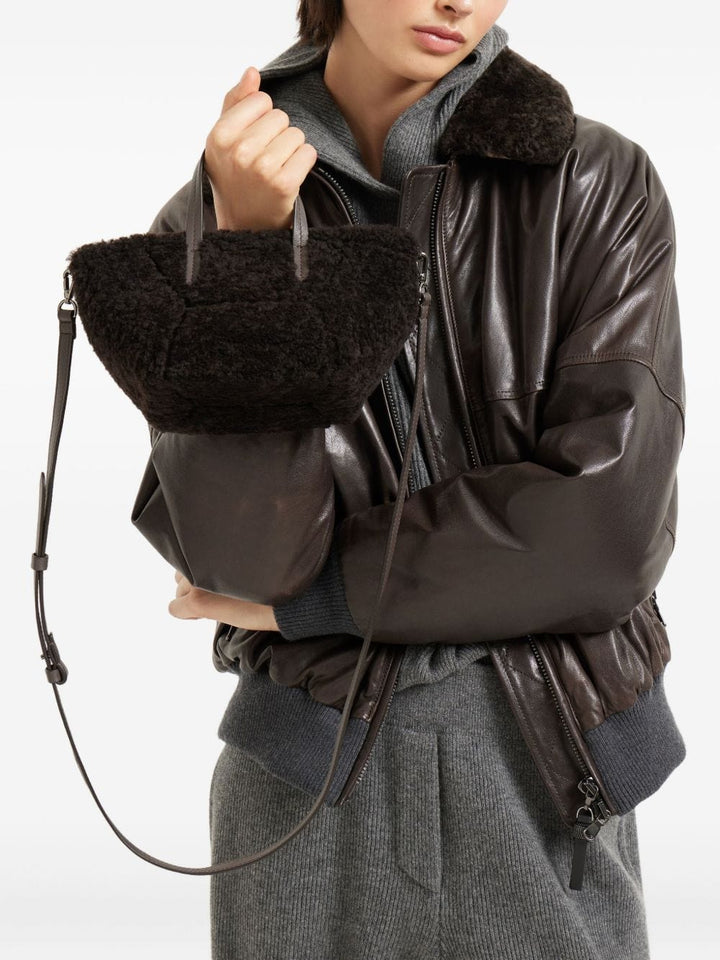 Shopper UNI Brunello Cucinelli Shoulder Bag Brown Brand