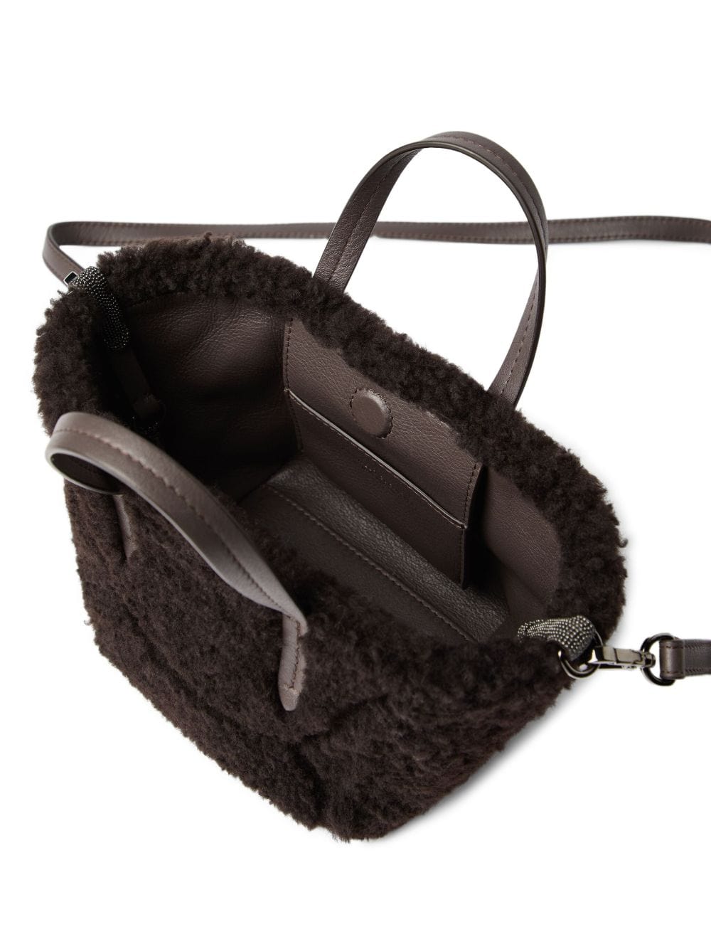 Shopper UNI Brunello Cucinelli Shoulder Bag Brown Brand