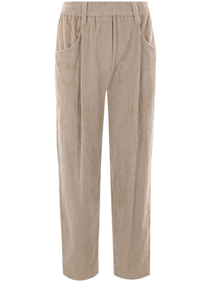 Trousers 40 Brunello Cucinelli Trousers Beige Brand