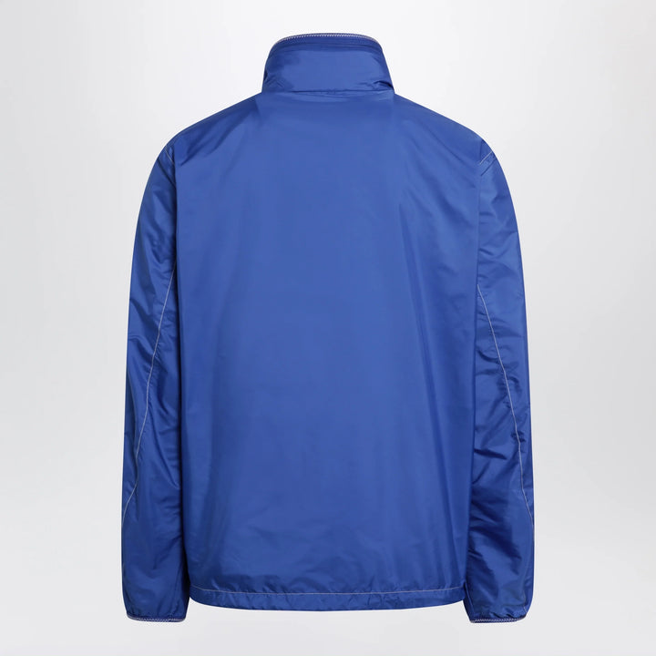 Moncler - Arrakis rainwear jacket in bright blue with removable hood