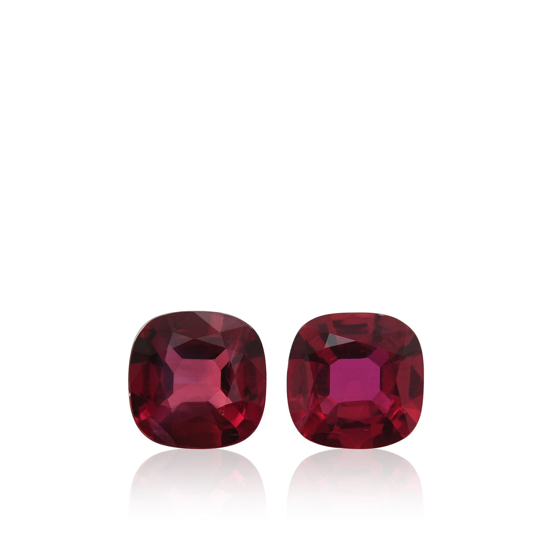 2.00 Carat Red MOZAMBIQUE Cushion Ruby CD