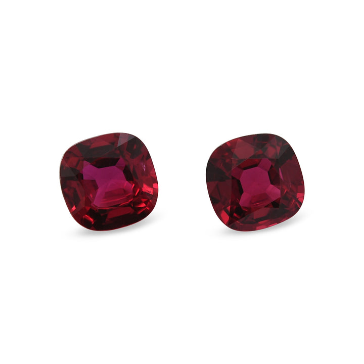 2.05 Carat Red MOZAMBIQUE Cushion Ruby CD