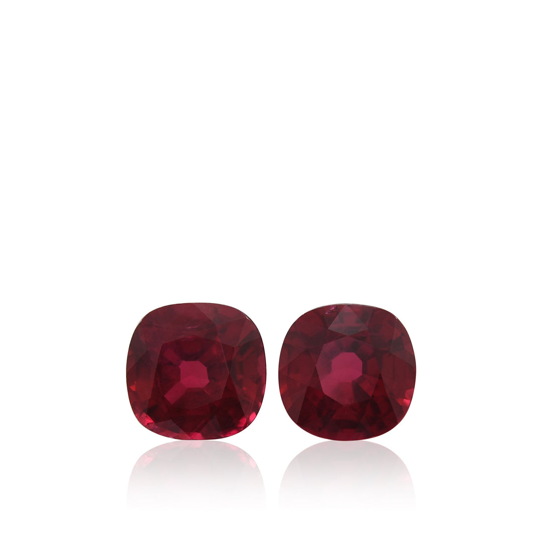 2.18 Carat Red MOZAMBIQUE Cushion Ruby CD