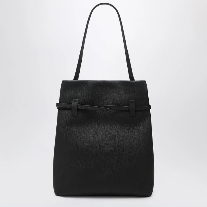Manu Atelier - Tote Du Jour tote bag in black calfskin