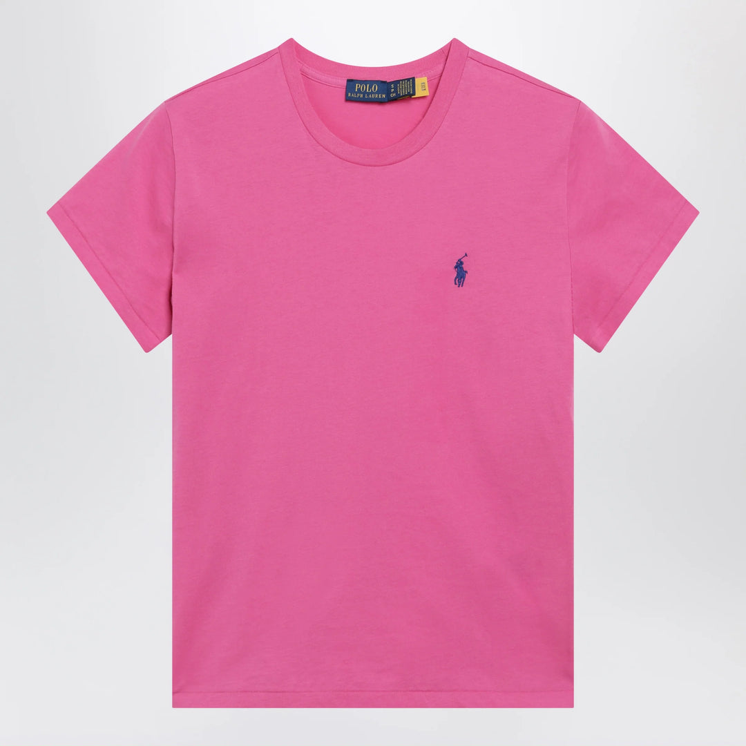 Polo Ralph Lauren - Polo Pony cotton crewneck T-shirt in accent pink