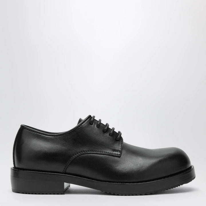Dries Van Noten - Classic black leather derby shoes