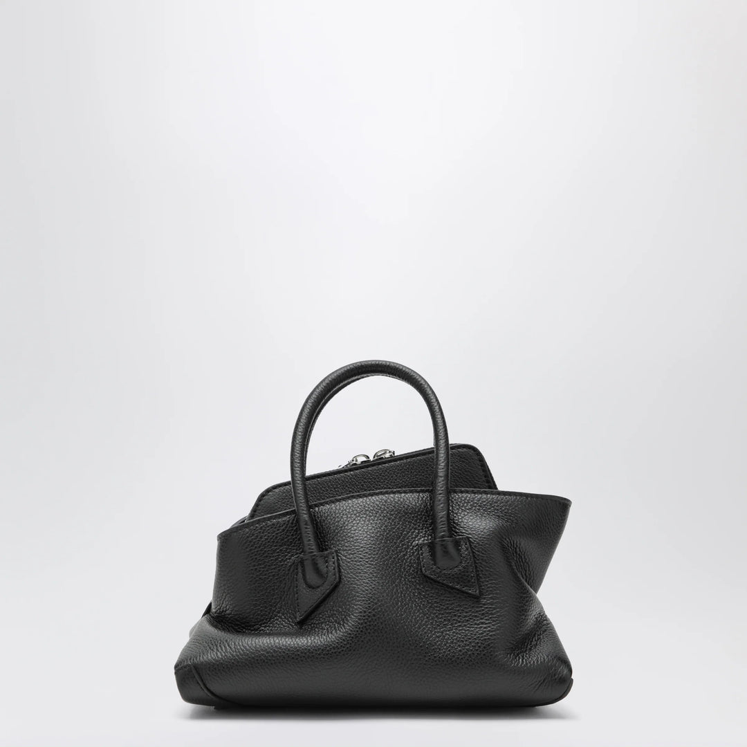 The Attico - La Passeggiata Mini bag in black leather