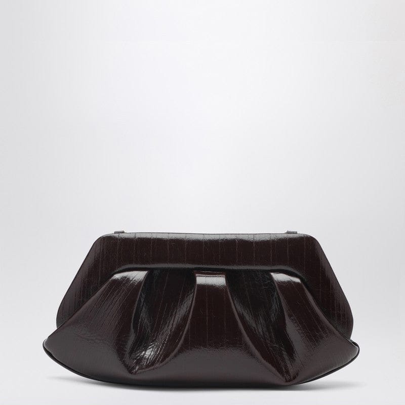 #N/A THEMOIRè - Emera clutch in chocolate brown - One size Brand