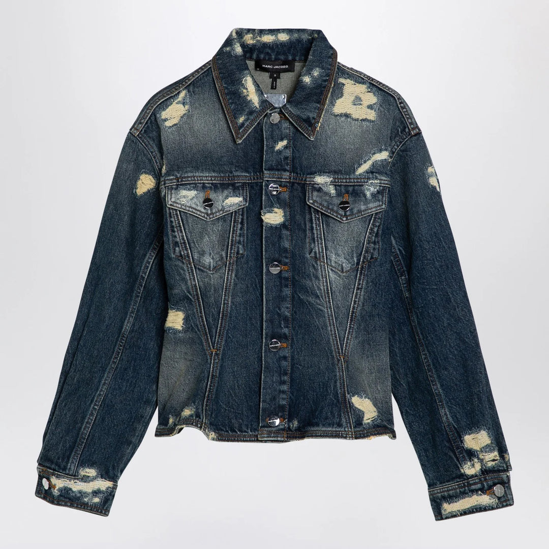 Marc Jacobs - Washed denim jacket with worn details
