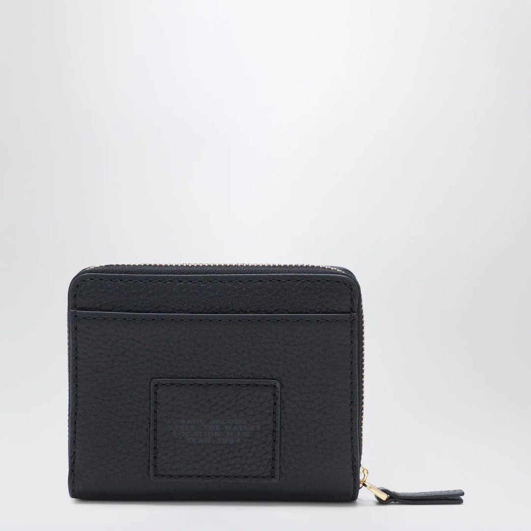 Marc Jacobs - Mini black full-grain leather wallet