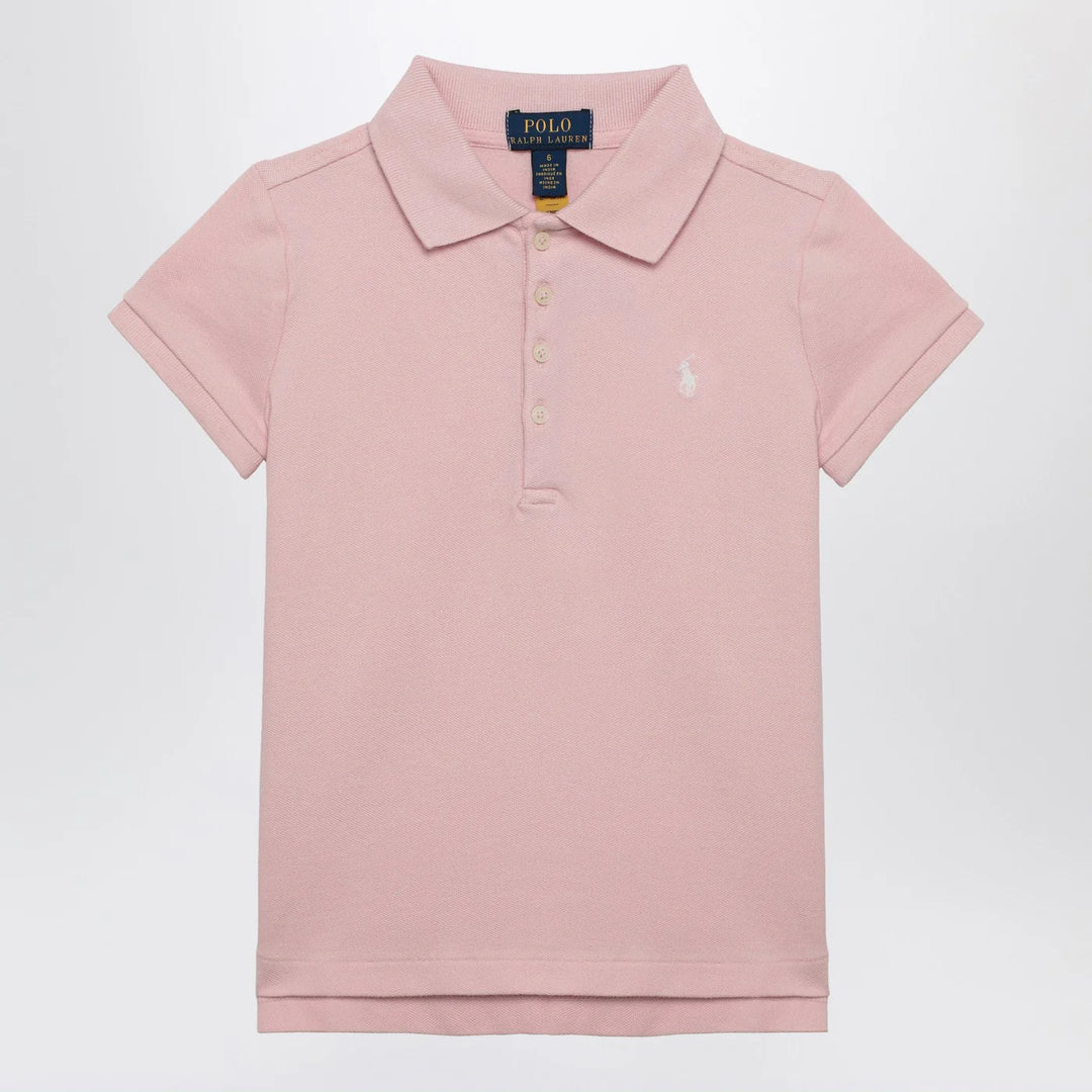 Polo Ralph Lauren - Pink cotton polo shirt with logo
