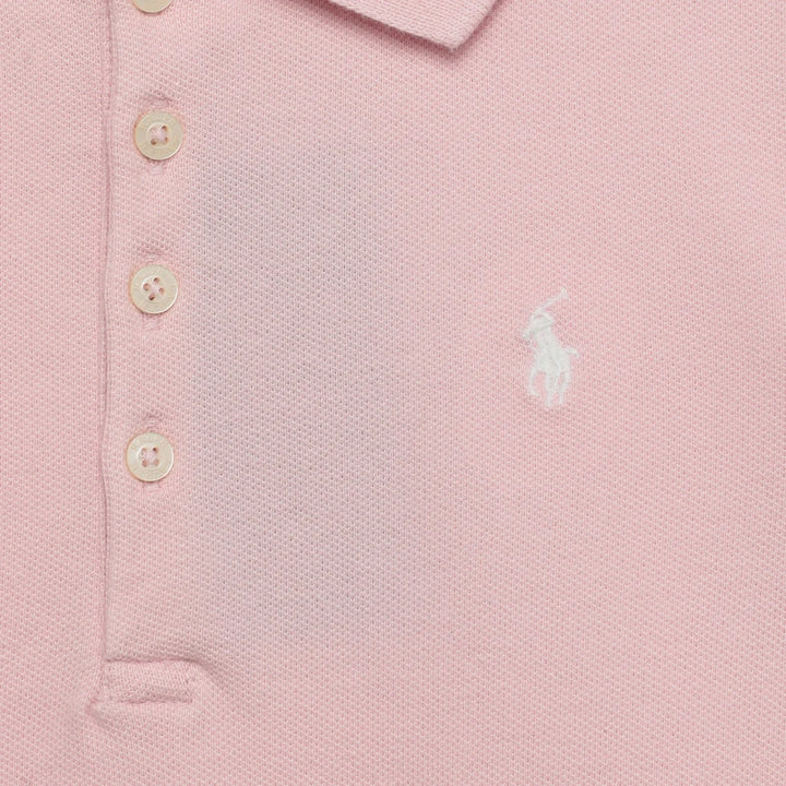 Polo Ralph Lauren - Pink cotton polo shirt with logo
