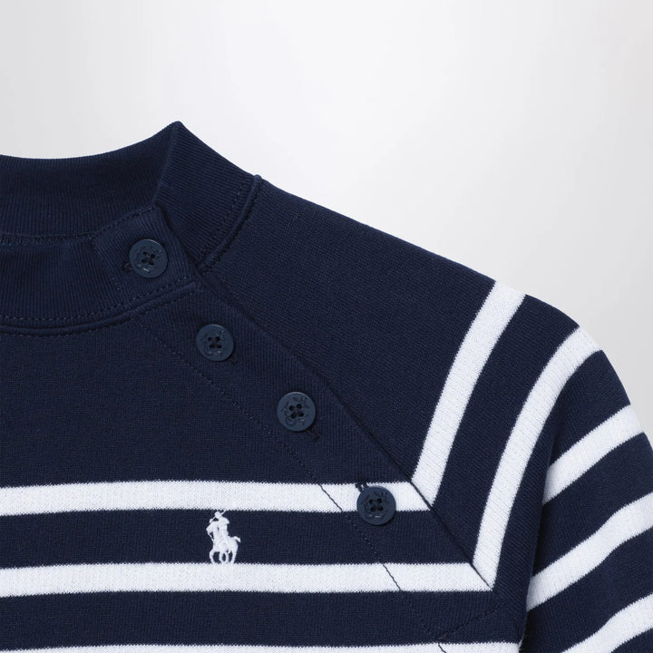 Polo Ralph Lauren - Navy blue sweatshirt with white stripes