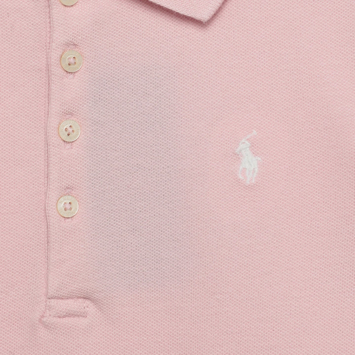 Polo Ralph Lauren - Pink cotton polo shirt with logo