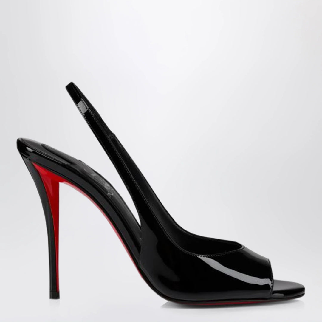 Christian Louboutin - Sofia Z slingback pumps in black patent leather