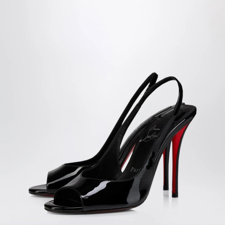 Christian Louboutin - Sofia Z slingback pumps in black patent leather