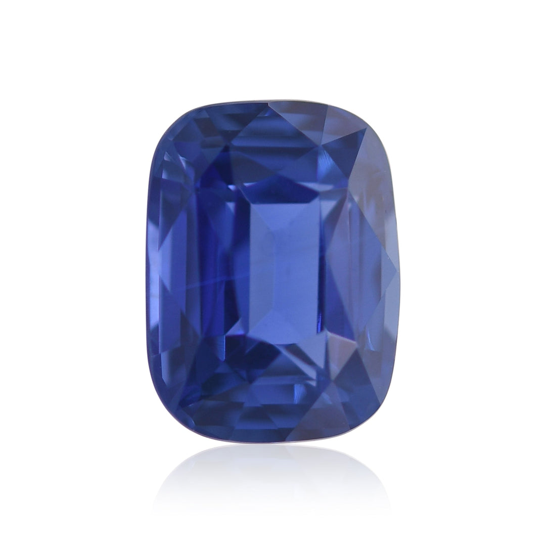 5.57 Carat Blue SRI LANKA Cushion Sapphire GIA