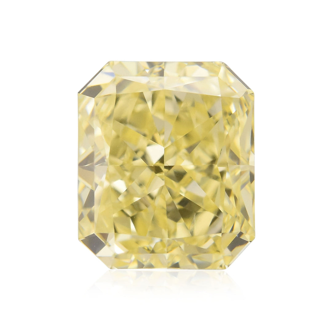 1.01 Carat Fancy Light Yellow Radiant Diamond VS1 GIA